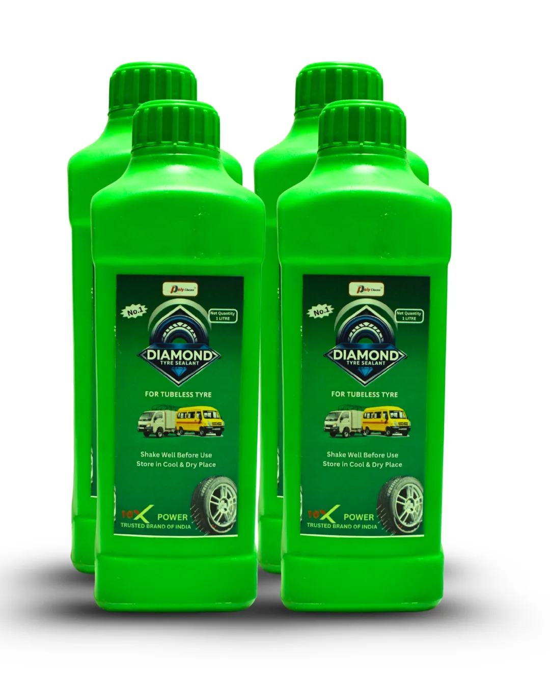 Polycheme Diamond Tyre Sealant for Light Commercial | 900 ml - Image 8