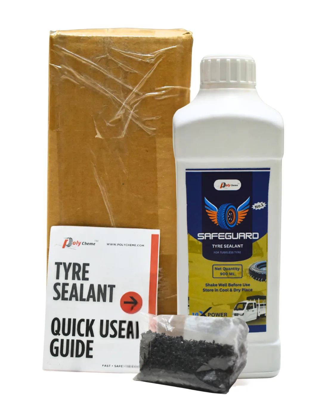 Polycheme Safeguard Tyre Sealant forThree Wheeler| 900 ml - Image 6