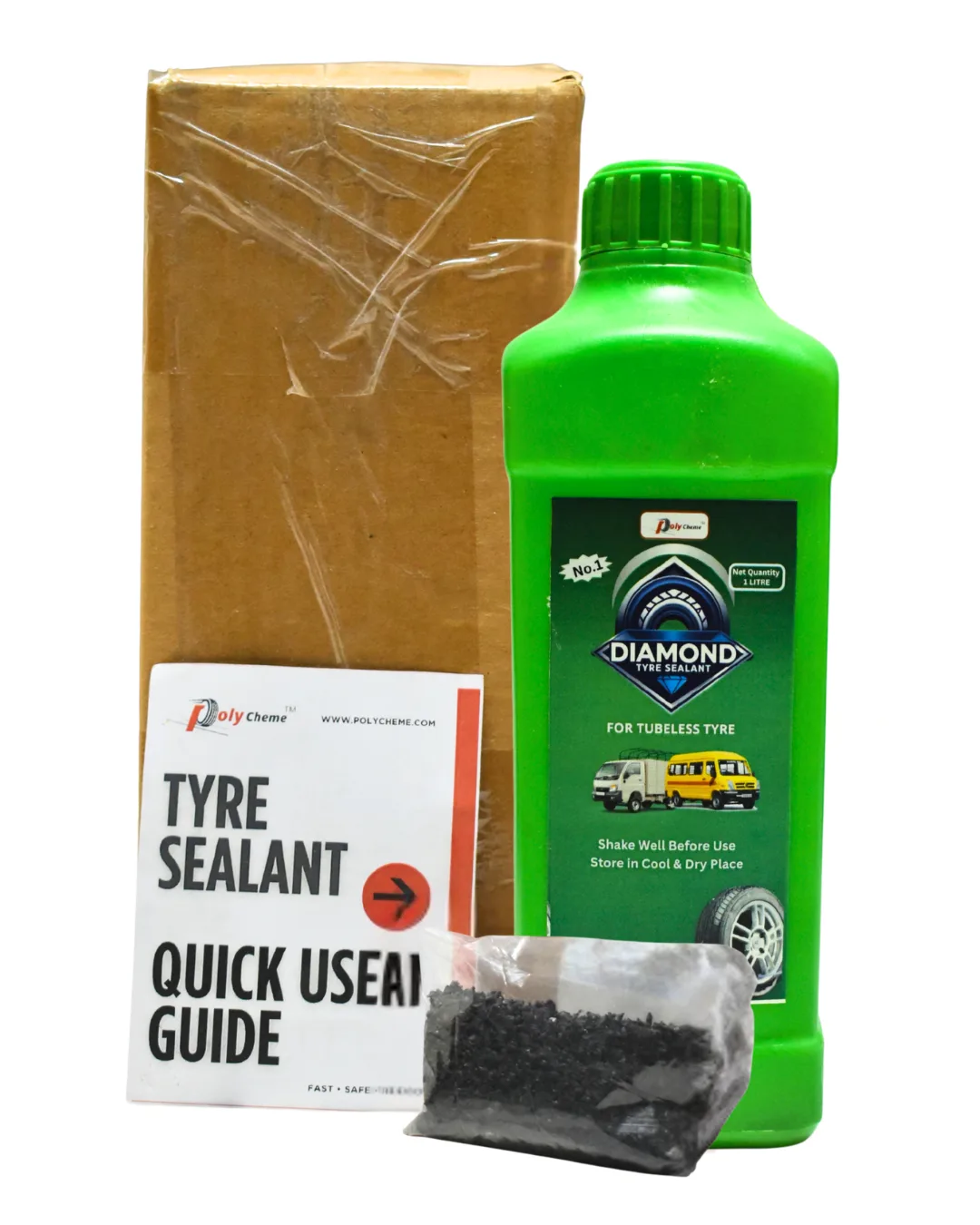 Polycheme Diamond Tyre Sealant for Light Commercial | 900 ml - Image 9