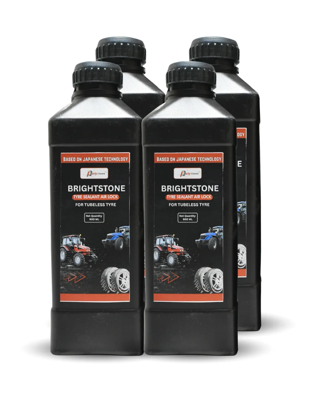 Polycheme Brightstone Tyre Sealant for Heavy Comercials / Tractors | 900 ml - Image 2