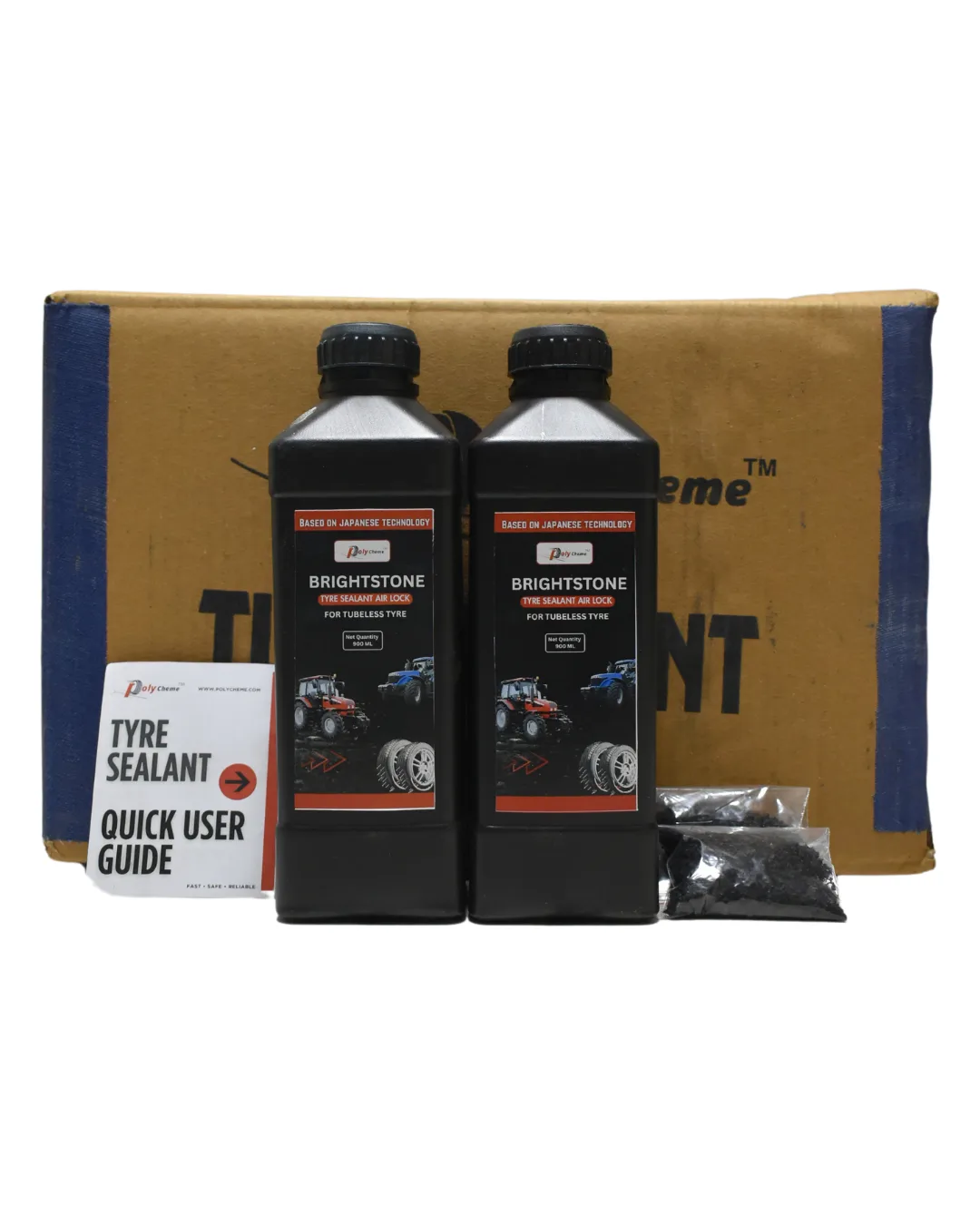 Polycheme Brightstone Tyre Sealant for Heavy Comercials / Tractors | 900 ml - Image 3