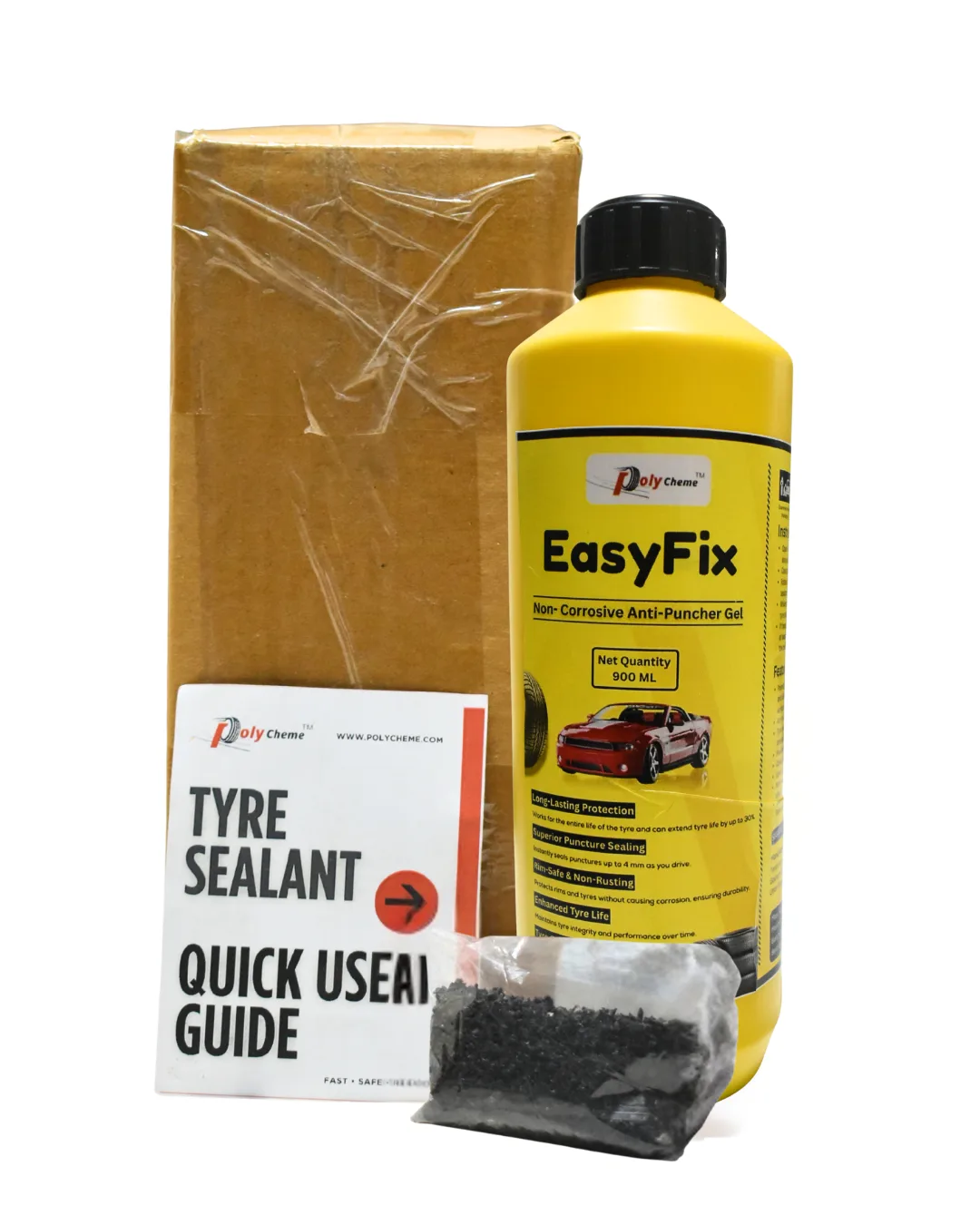 Polycheme Easy fix Tyre Sealant for Small Car | 900 ml - Image 4