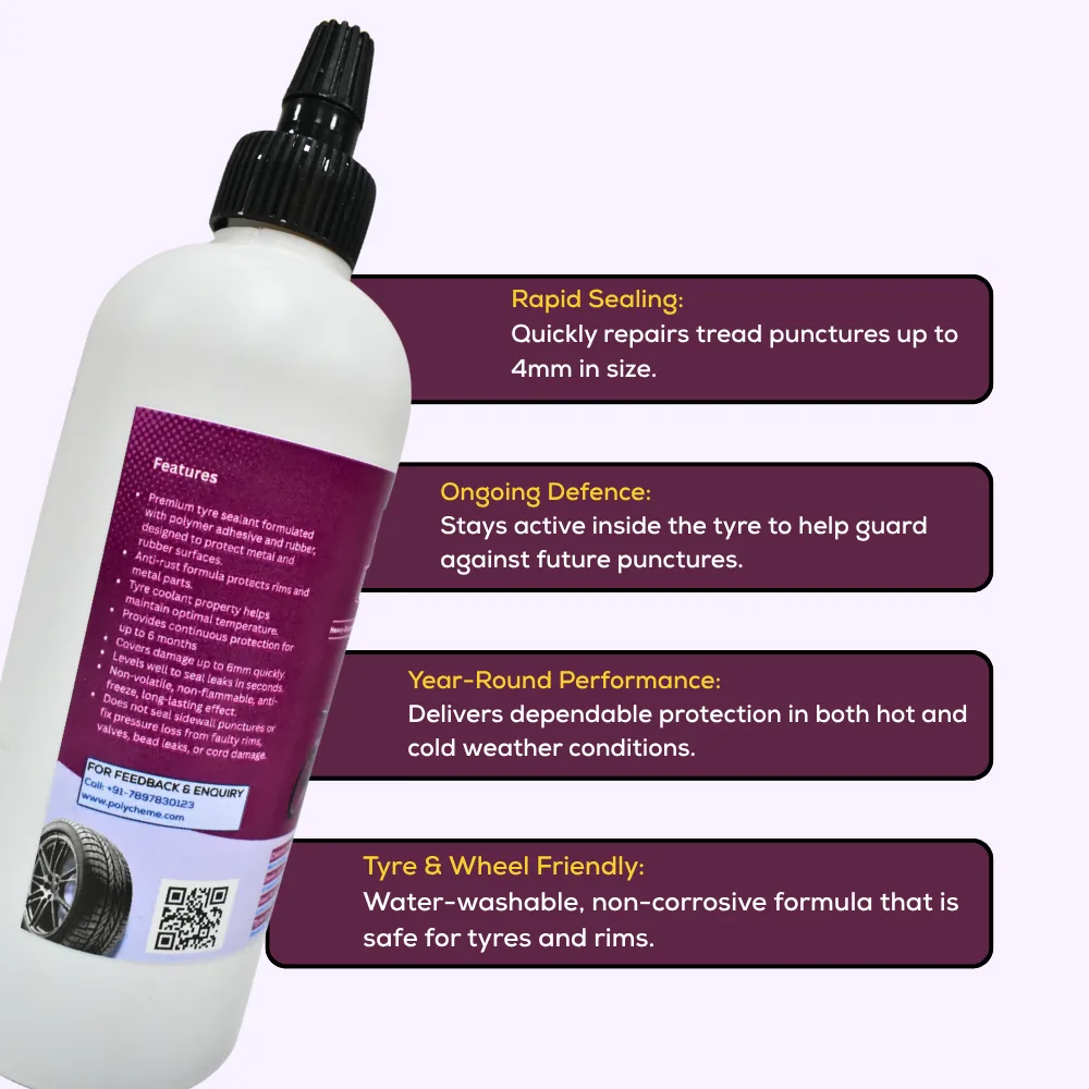 Polycheme POLO Tyre Sealant for Two Wheelers | 500 ml – image 3